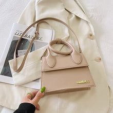 Load image into Gallery viewer, Solid Color Flap Square Bag