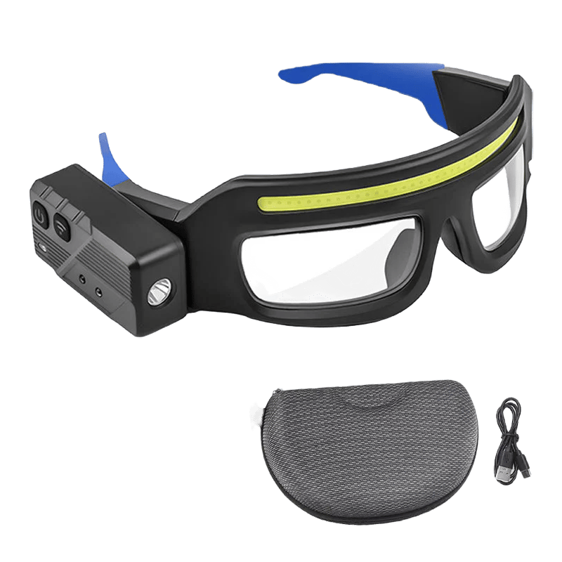 Ultra-Lightweight Motion-Sensing Headlamp with XTE+COB Dual Light Source