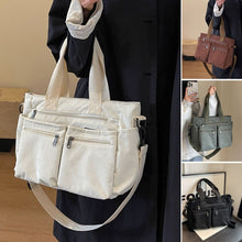 Load image into Gallery viewer, Solid Color Corduroy Tote Bag