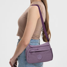 Load image into Gallery viewer, Solid Color Fashionable Multi-pocket Zipper Crossbody Bag