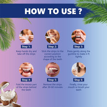 Load image into Gallery viewer, Coconut Mint Whitening Strips