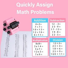 Load image into Gallery viewer, 4-in-1 Math Practice Roller Stamp Set