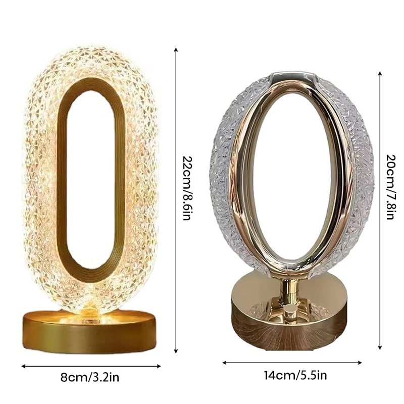 Creative Crystal Bedside Night Lamp