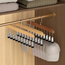 Load image into Gallery viewer, Wooden Hat Hanger Closet Organizer
