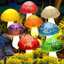 Load image into Gallery viewer, Solar-Powered Mushroom Garden Lights