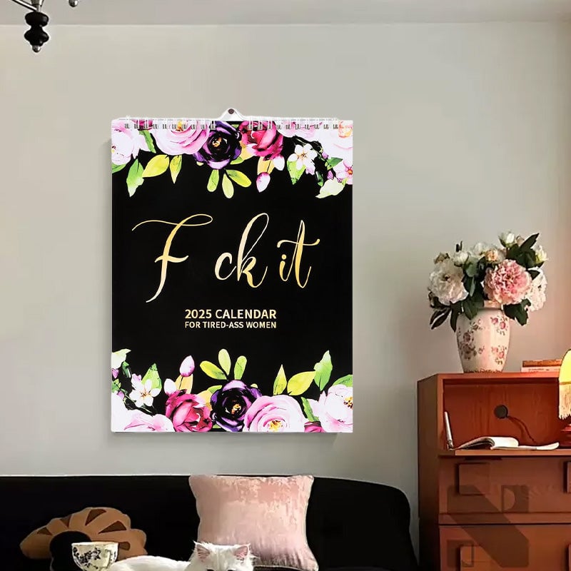 New 2025 Calendar with Fun Quotes and Planner