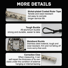 Load image into Gallery viewer, Stainless Steel Anti-corrosion Retractable Metric Ruler