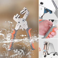 Load image into Gallery viewer, Eyelet Pliers for Tarpaulins (Pliers + 500 silver buckles)