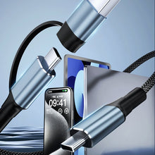 Load image into Gallery viewer, 2-in-1 HDMI Cable for iPhone &amp; iPad, Lightning &amp; Type-C to HDMI