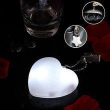 Load image into Gallery viewer, LED Heart Light Keychain