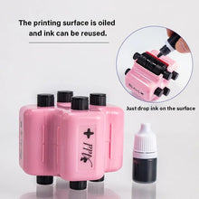 Load image into Gallery viewer, 4-in-1 Math Practice Roller Stamp Set