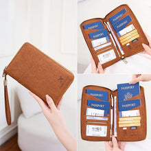 Load image into Gallery viewer, RFID Blocking Travel Passport Wallet