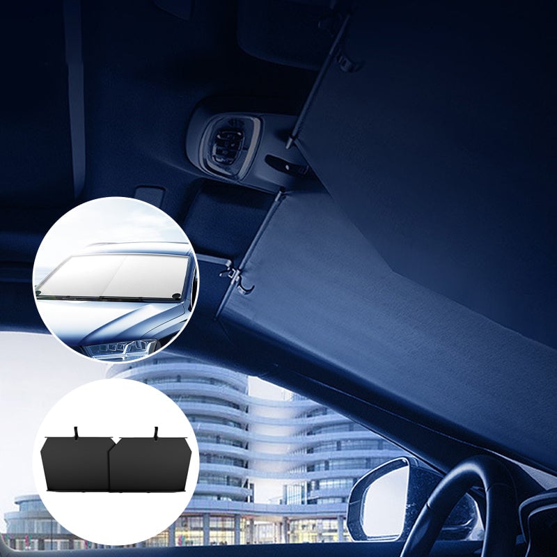 Nano-Insulated Retractable Car Sunshade Curtain