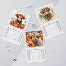 Load image into Gallery viewer, Highland Cow Calendar 2026