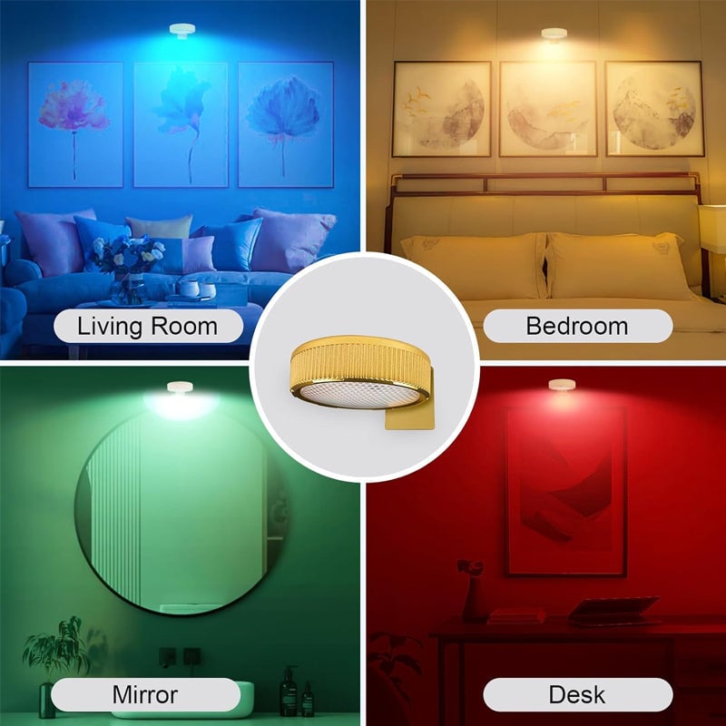Picture Lights For Wall With 3 Color Temps - 3 Pack