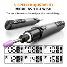 Load image into Gallery viewer, Mini Electric Rotary Tool Set with LED Light &amp; Digital Display