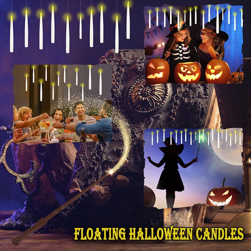 Flameless LED Candle with Magic Wand Remote Control