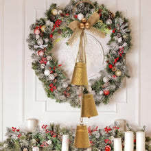 Load image into Gallery viewer, Metal Bells &amp; Mini Wreath Door Hangers