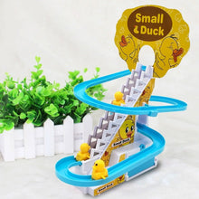 Load image into Gallery viewer, Electric Duck Climbing Race Track Toy – LED Lights &amp; Music Roller Coaster Playset