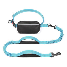 Load image into Gallery viewer, Hands Free Dog Leash With Zipper Pouch
