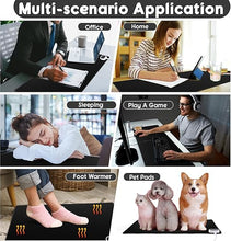 Load image into Gallery viewer, Large Heated Mouse Pad with Adjustable Heat Levels