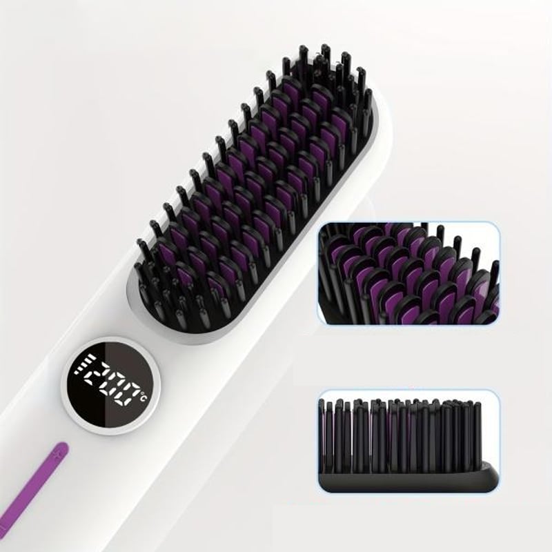 Portable Cordless Straightener Brush
