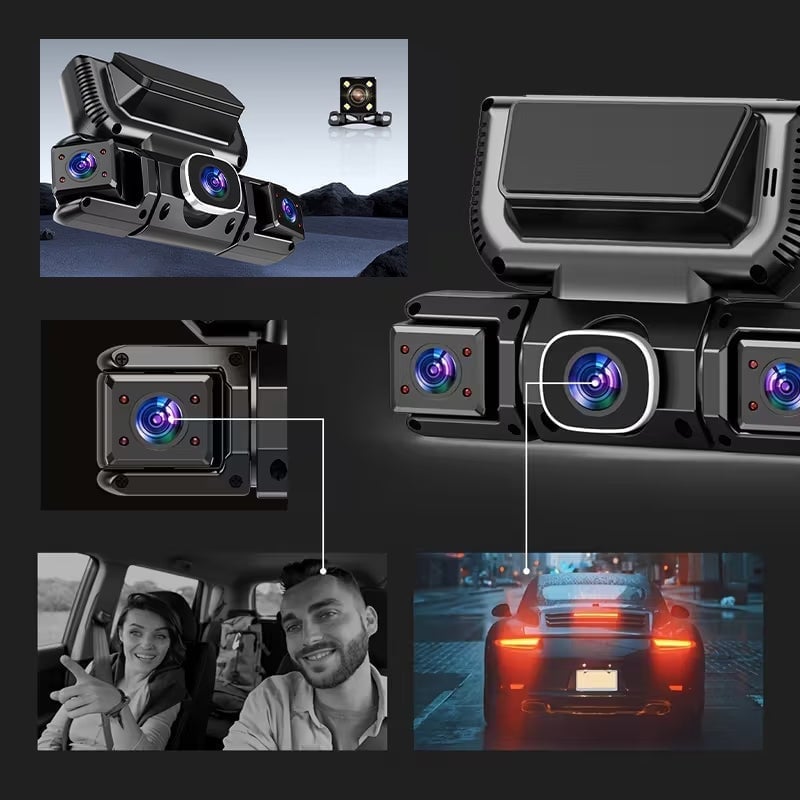 Aless™  3.0-inch Quad-Recording Dashcam