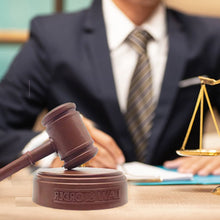 Load image into Gallery viewer, Law &amp; Order: Mini Gavel Set with Sound