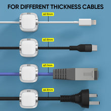 Load image into Gallery viewer, 6 Pack Magnetic Cord Organizer Holder