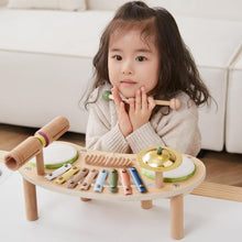 Load image into Gallery viewer, 7 In 1 Wooden Kids Drum Set