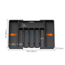 Load image into Gallery viewer, Kitchen Expandable Silverware Drawer Organizer