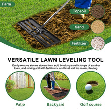 Load image into Gallery viewer, Sakerplus Lawn Leveling Rake