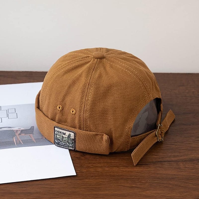 Vintage Cotton Skull Cap Hat