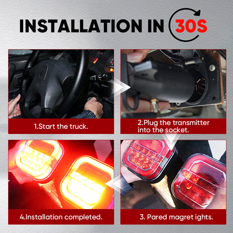 Wireless Trailer Lights Kit