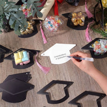 Load image into Gallery viewer, Graduation Cap Candy Card Set