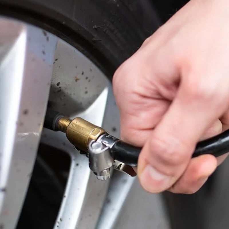 Tire Air Chuck with Clip Adapter