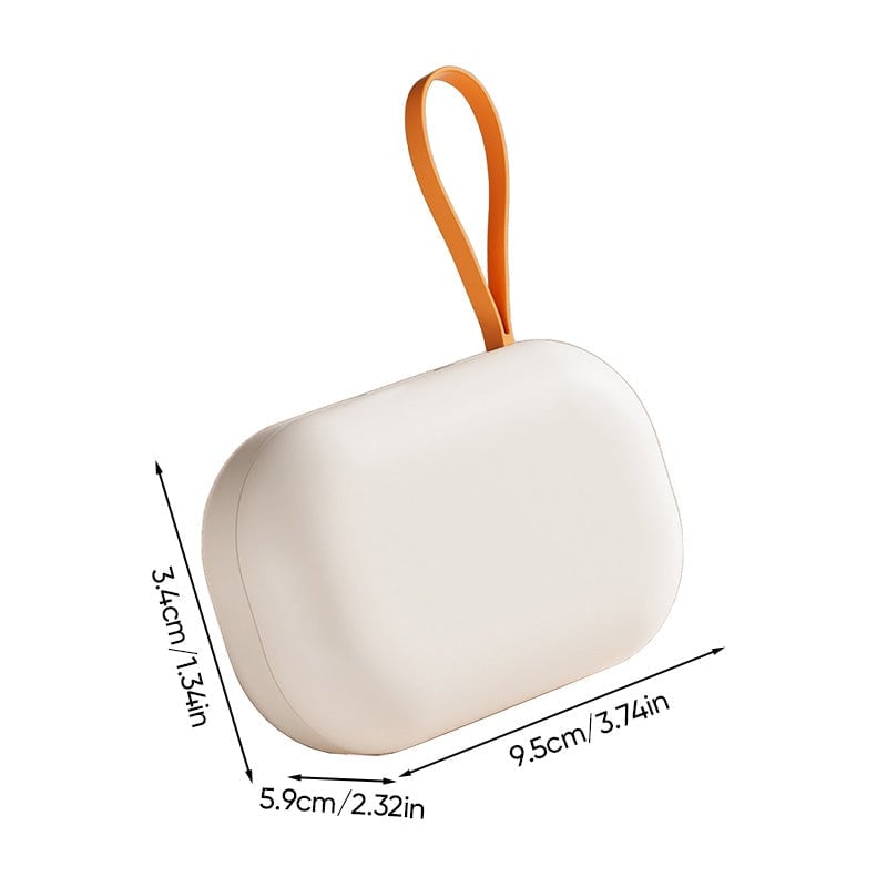 Portable Rechargeable Ultrasonic Contact Lens Cleaner Case
