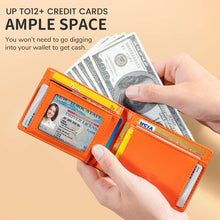 Load image into Gallery viewer, Men's Slim Wallet With RFID Blocking