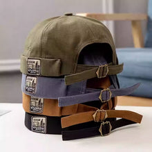 Load image into Gallery viewer, Vintage Cotton Skull Cap Hat