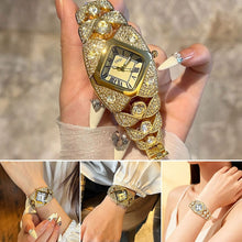 Load image into Gallery viewer, Luxury Full Diamond Bangle Bracelet Watch