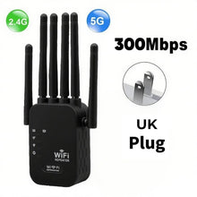 Load image into Gallery viewer, Upgraded 6-Antenna WiFi Extender 1200Mbps