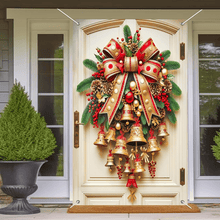 Load image into Gallery viewer, Christmas Bell Door Curtain
