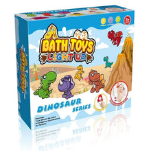 Load image into Gallery viewer, Glowing Dinosaur Shaped Bath Toy (6pcs/set with gift box Packaging)
