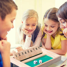 Load image into Gallery viewer, Shut The Box Game - Fun Table Math Game for Adults &amp; Kids