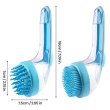Load image into Gallery viewer, New 2 in 1 Pet Bath and Grooming Brush