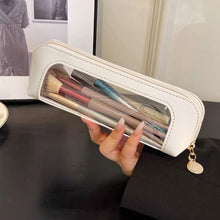 Load image into Gallery viewer, Portable Transparent Window Storage Bag (Yellow + Pink + Off White)