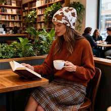 Load image into Gallery viewer, Unisex Cow Print Watch Cap