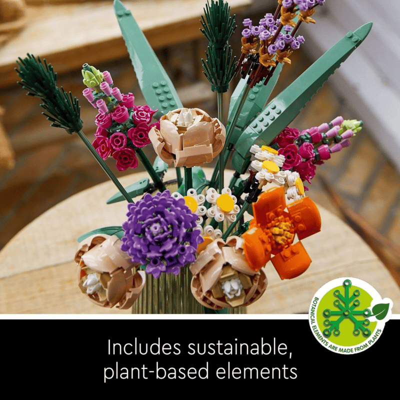 3D preserved flower assembly toy