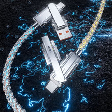 Load image into Gallery viewer, Four-in-One 100W Colorful lights Data Cable