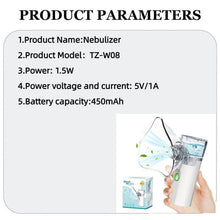 Load image into Gallery viewer, Portable Handheld Nebulizer